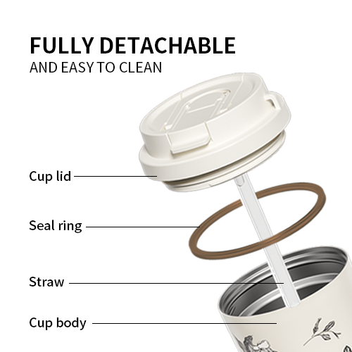 GERM Camellia Vacuum Flask 500ml