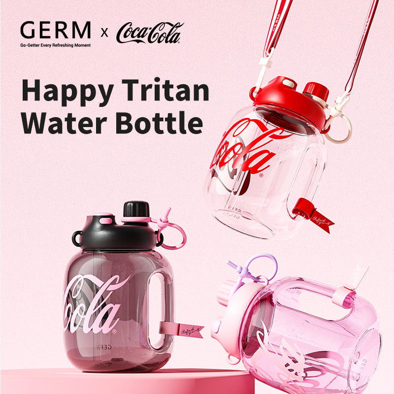 Coca-Cola Happy Tritan Bottle with Handle 1400ml