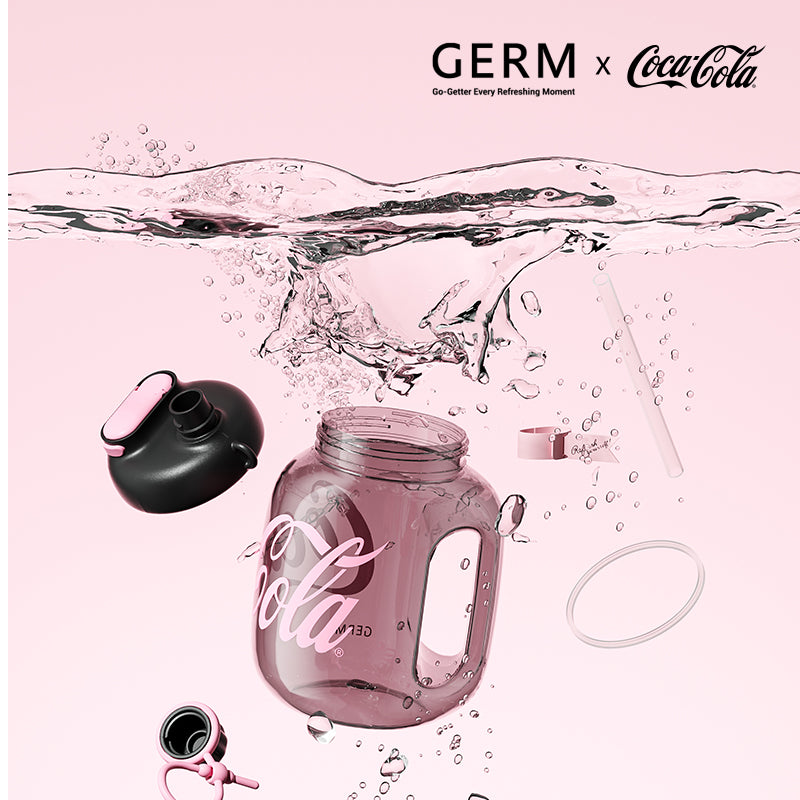 Coca-Cola Happy Tritan Bottle with Handle 1400ml