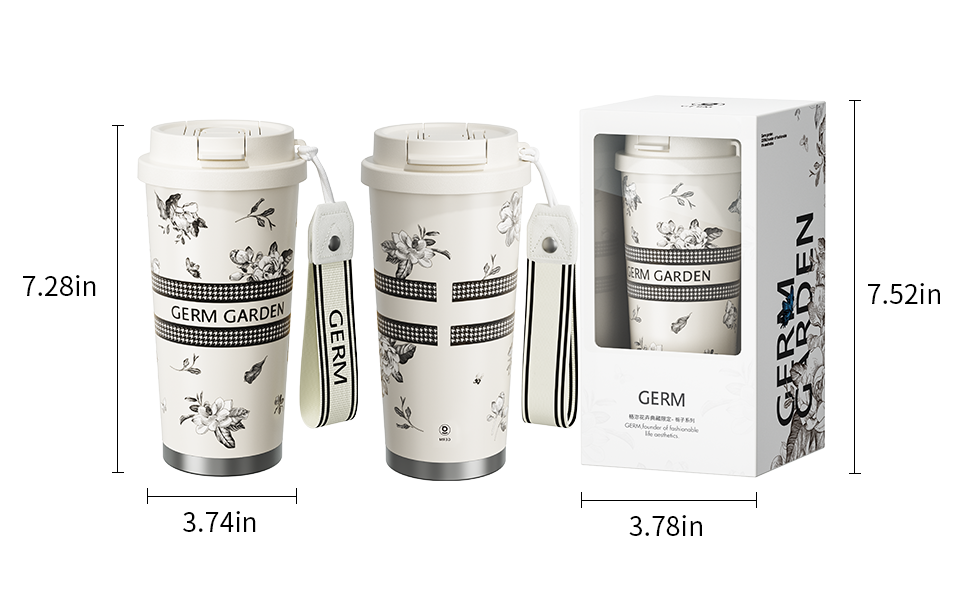 GERM Camellia Vacuum Flask 500ml
