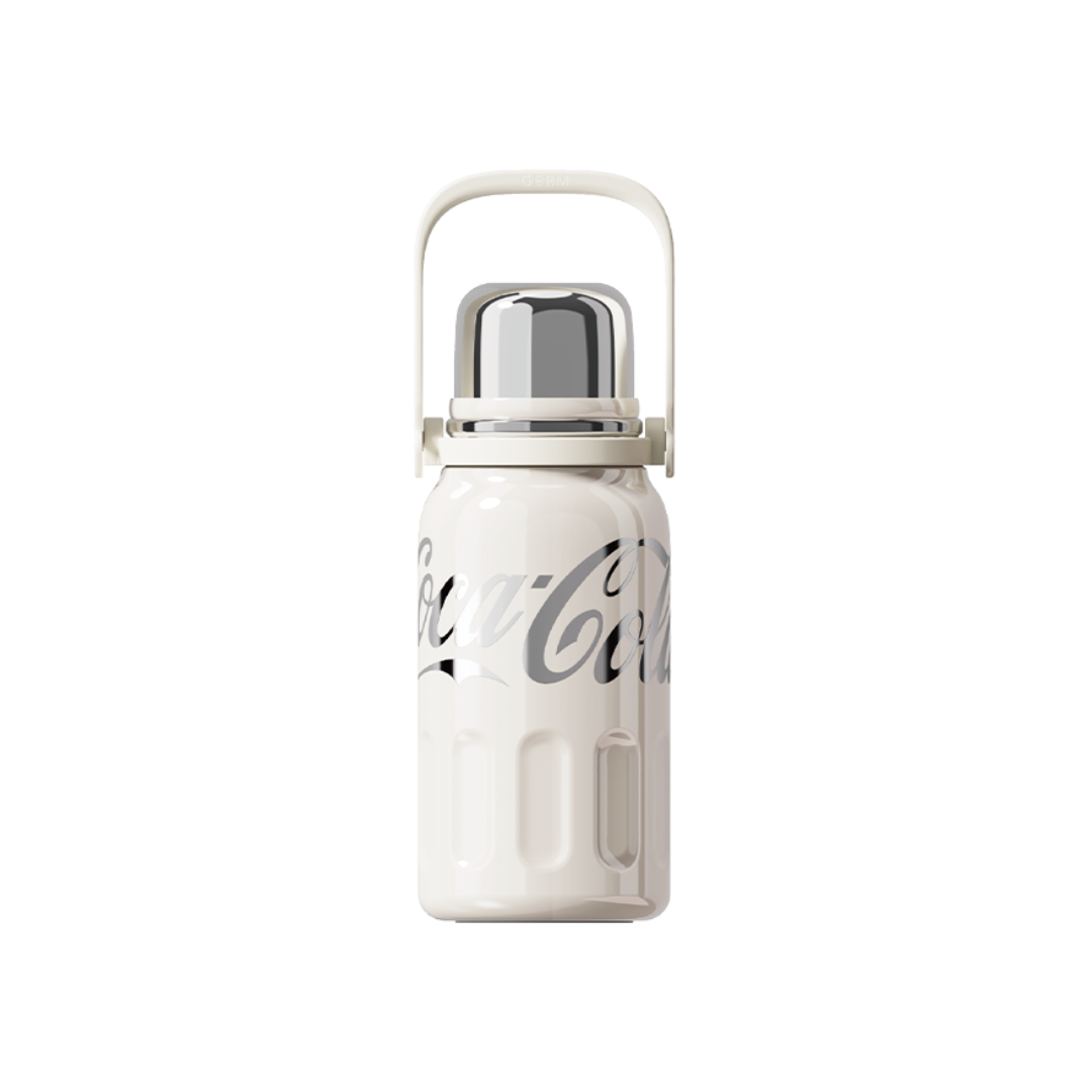 GERM x Coca-Cola Stainless Steel Vacuum Flask with handle and strap