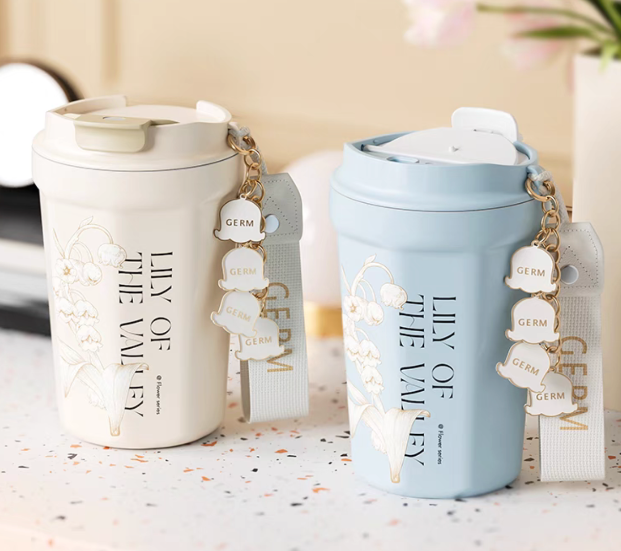 Lily of The Valley Coffee Flask 390ml