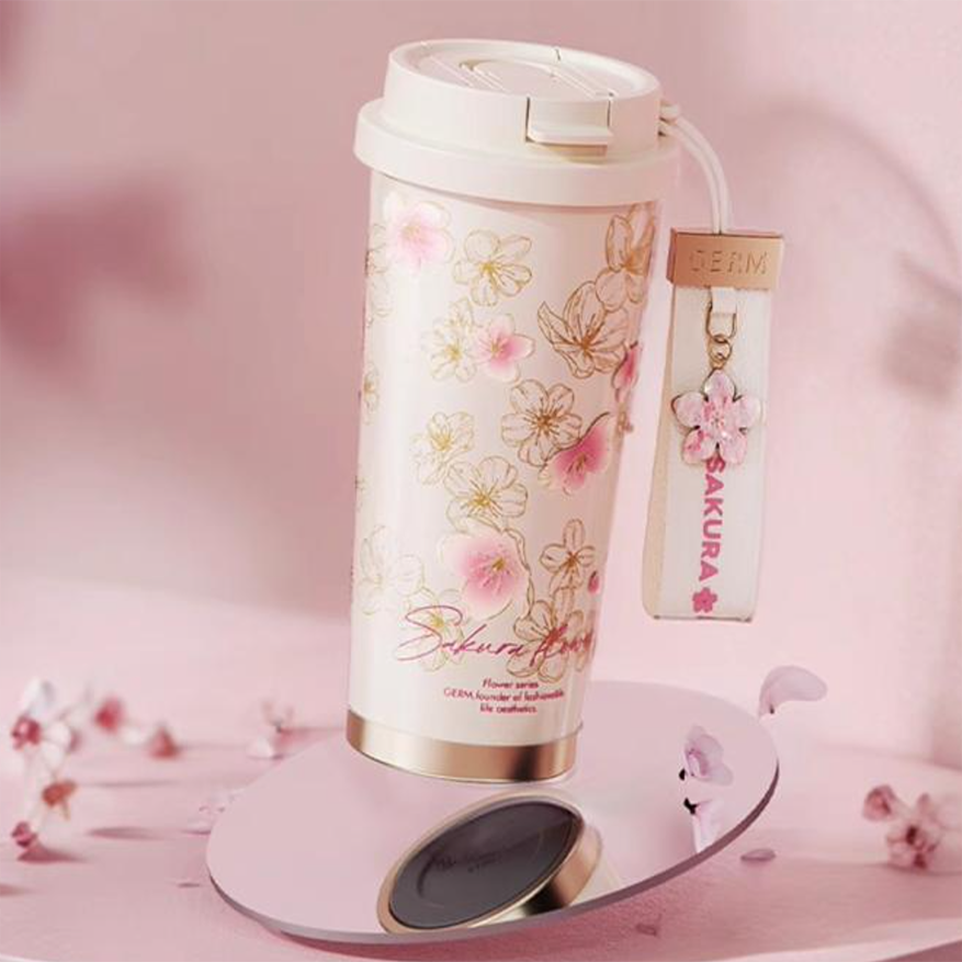GERM Sakura Shining Vacuum Tumbler - 500ml