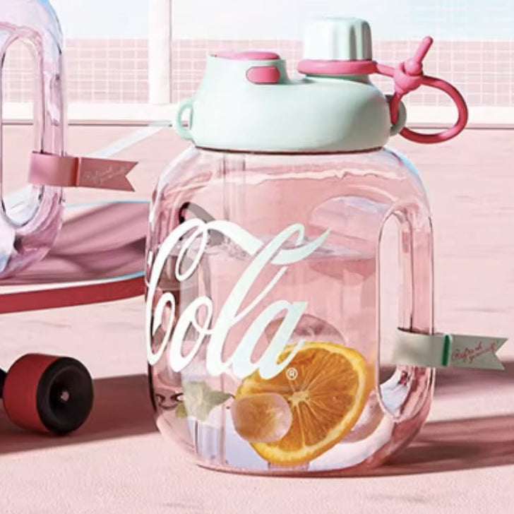 Coca-Cola Happy Tritan Bottle with Handle 1400ml
