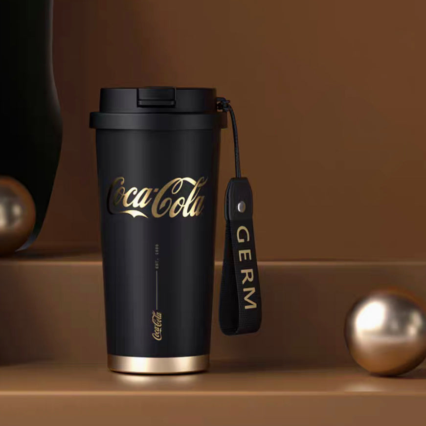 GERM x Coca-Cola Classic Stainless Steel Vacuum Flask with Strap 500ml