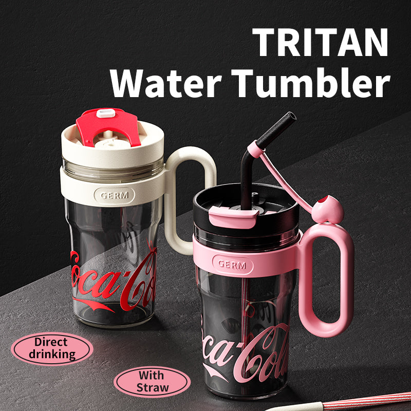 Coca Cola Tritan Flask with Handle and Straw 800ml