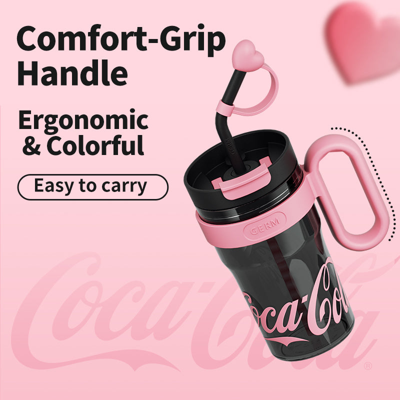 Coca Cola Tritan Flask with Handle and Straw 800ml
