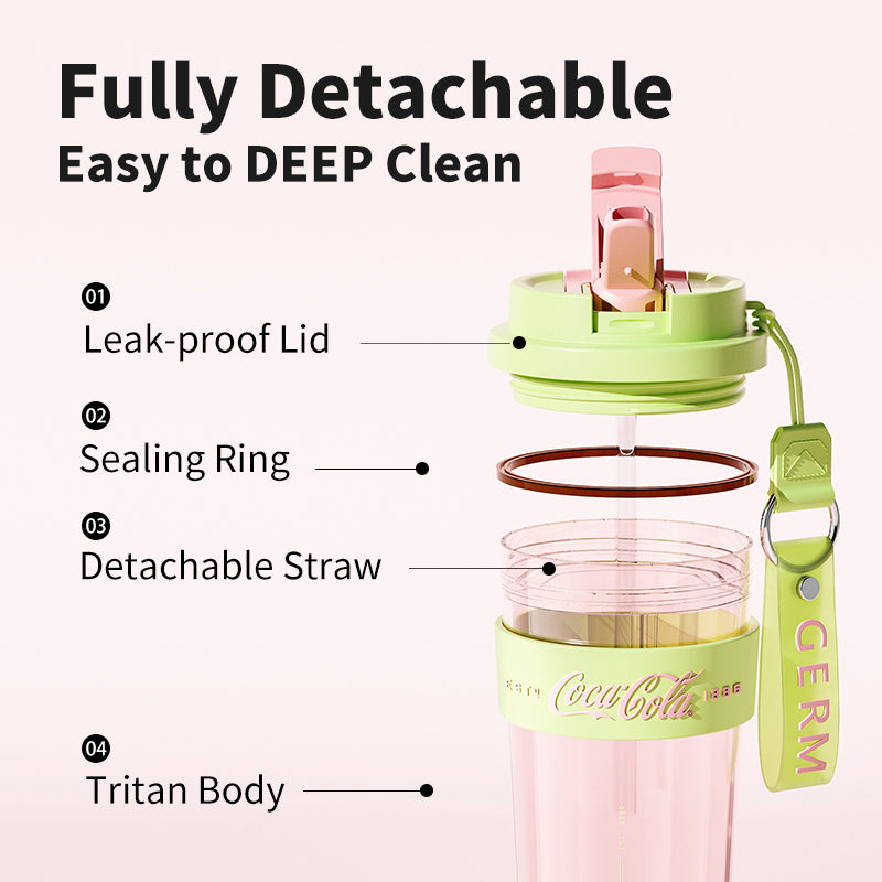 Coca-Cola Tritan Water Bottle with Strap 520ml