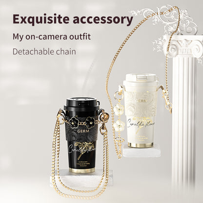 Camellia Blossom Stainless Steel Vacuum Flask 500ml