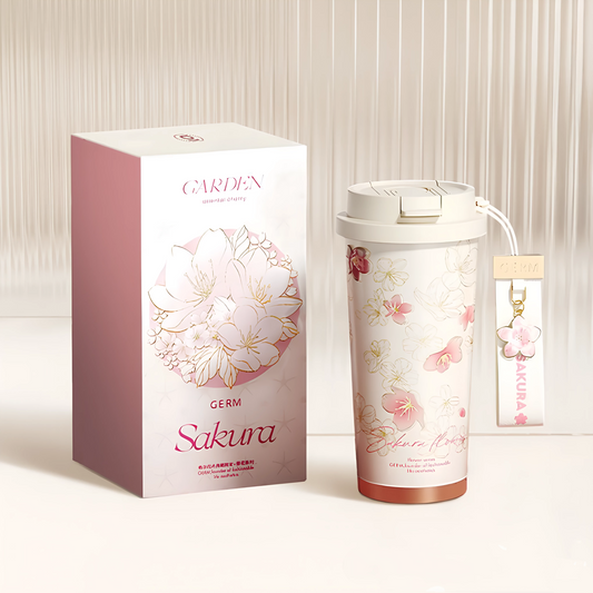 GERM Sakura Shining Vacuum Tumbler - 500ml