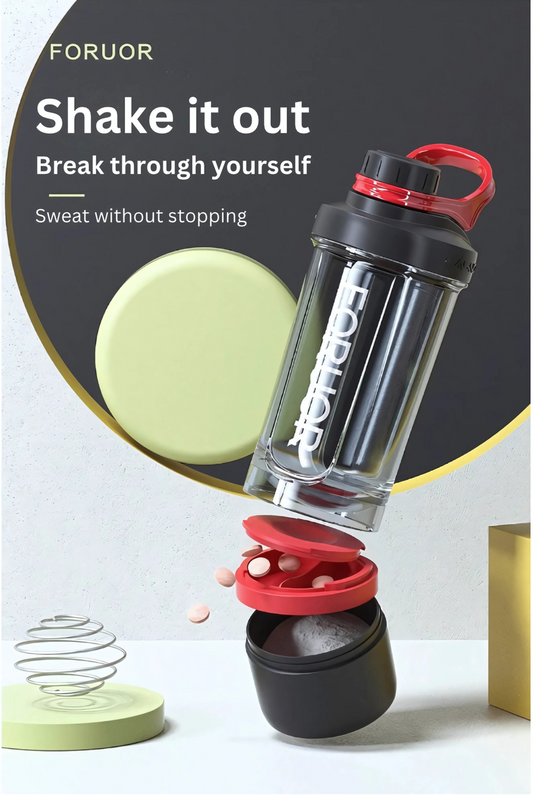FORUOR Cool Trendy Sports Shaker Bottle