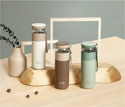 FORUOR Stainless Steel Portable Tea Cup