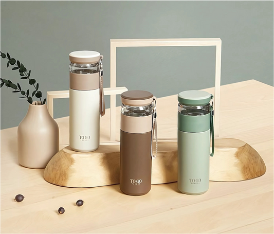 FORUOR Stainless Steel Portable Tea Cup