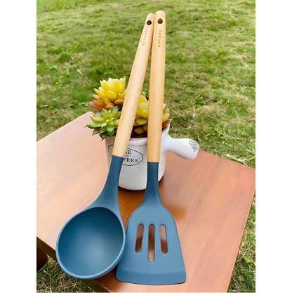 FORUOR FU CHER Silicone Kitchenware Set Of 2