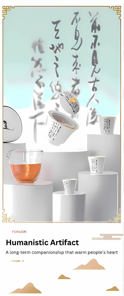 FORUOR Elegant Travel Tea Set (Calligraphy)