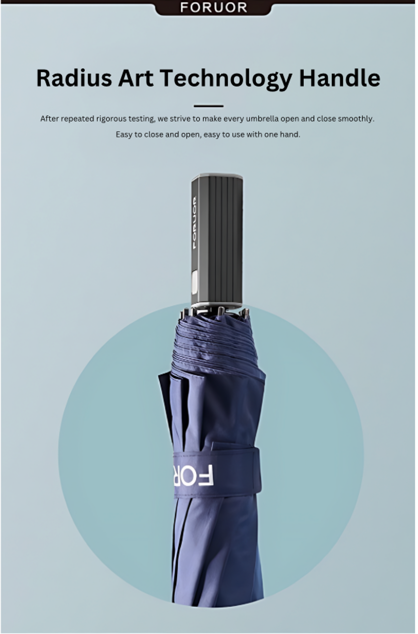 FORUOR Cool Trendy Wind-Resistant Automatic Umbrella