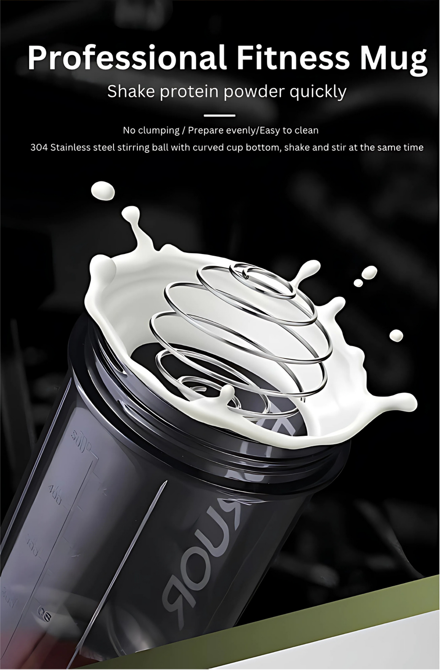 FORUOR Cool Trendy Sports Shaker Bottle