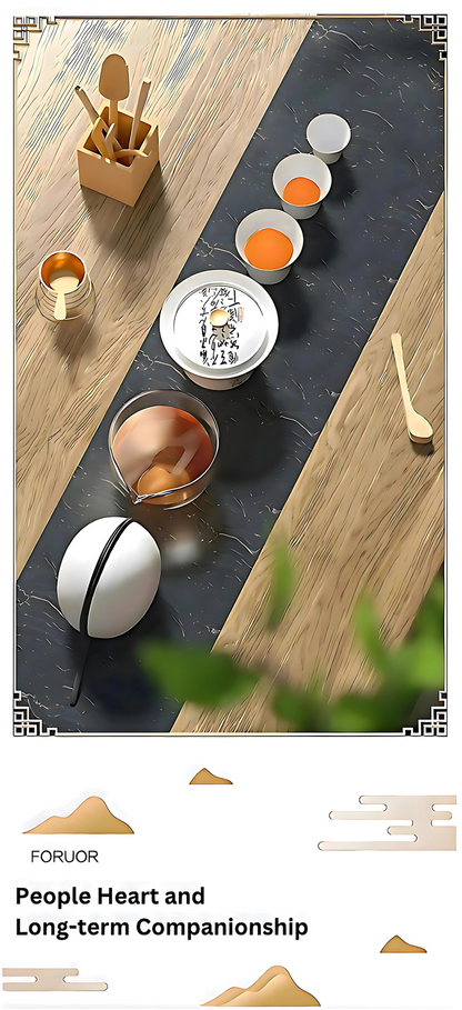 FORUOR Elegant Travel Tea Set (Calligraphy)