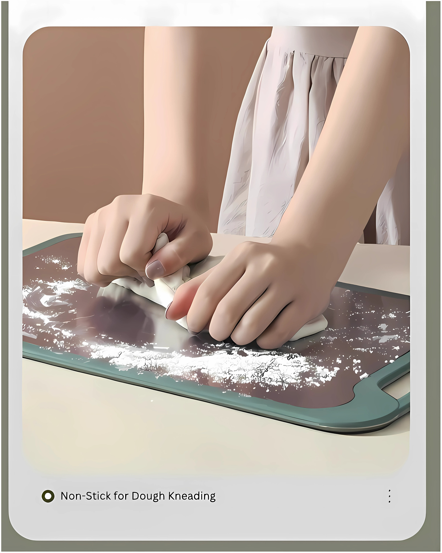 FORUOR Elegant Lightweight Dual-Sided Cutting Board