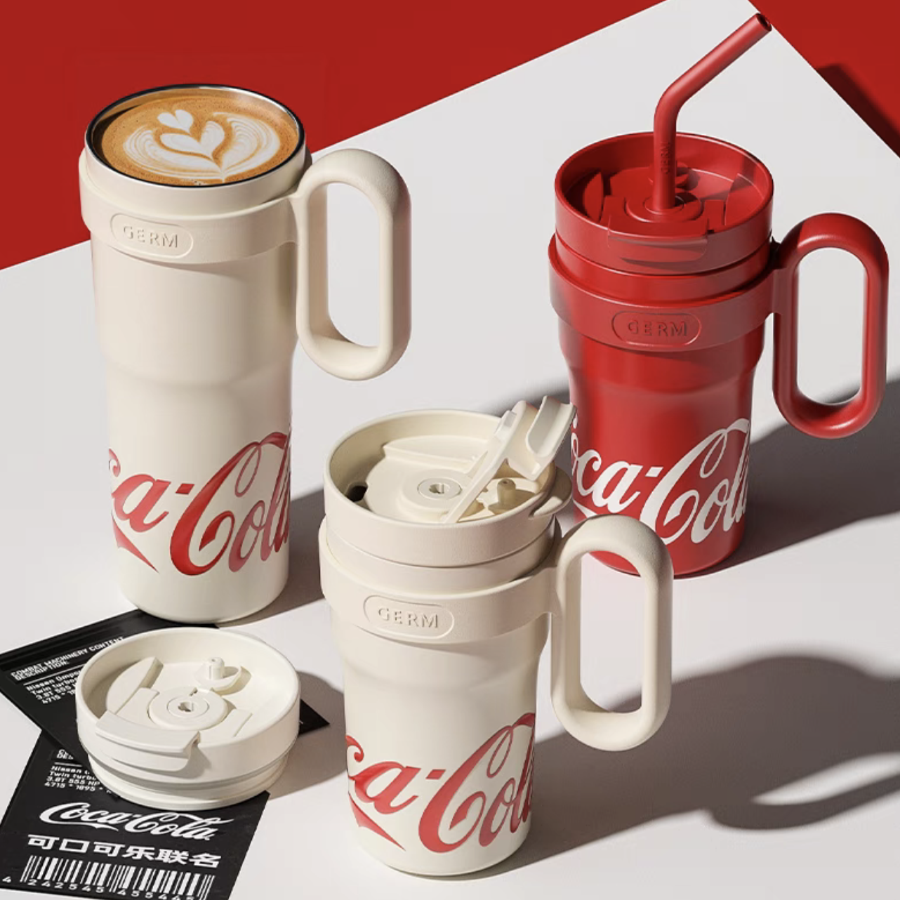 Coca-Cola Stainless Steel Vacuum Flask with Handle 750/1100ml