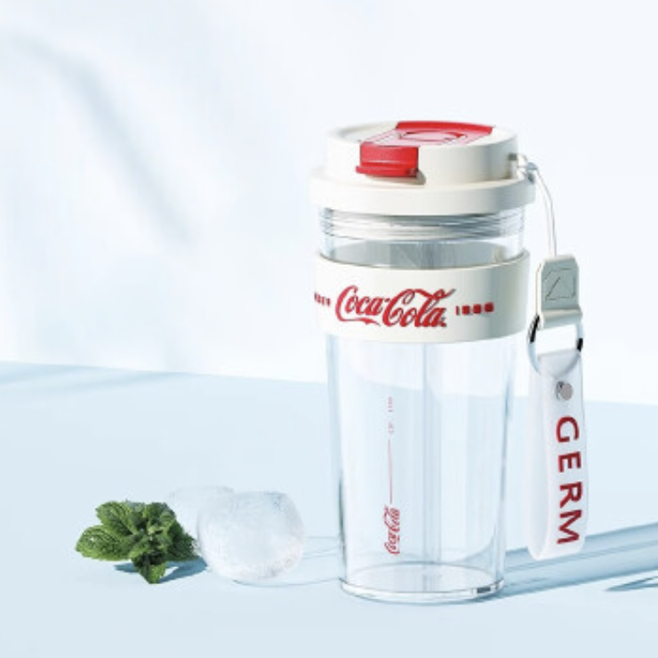Coca-Cola Tritan Water Bottle with Strap 520ml