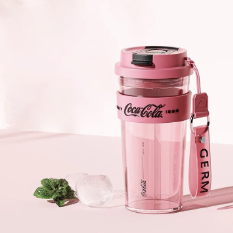 Coca-Cola Tritan Water Bottle with Strap 520ml