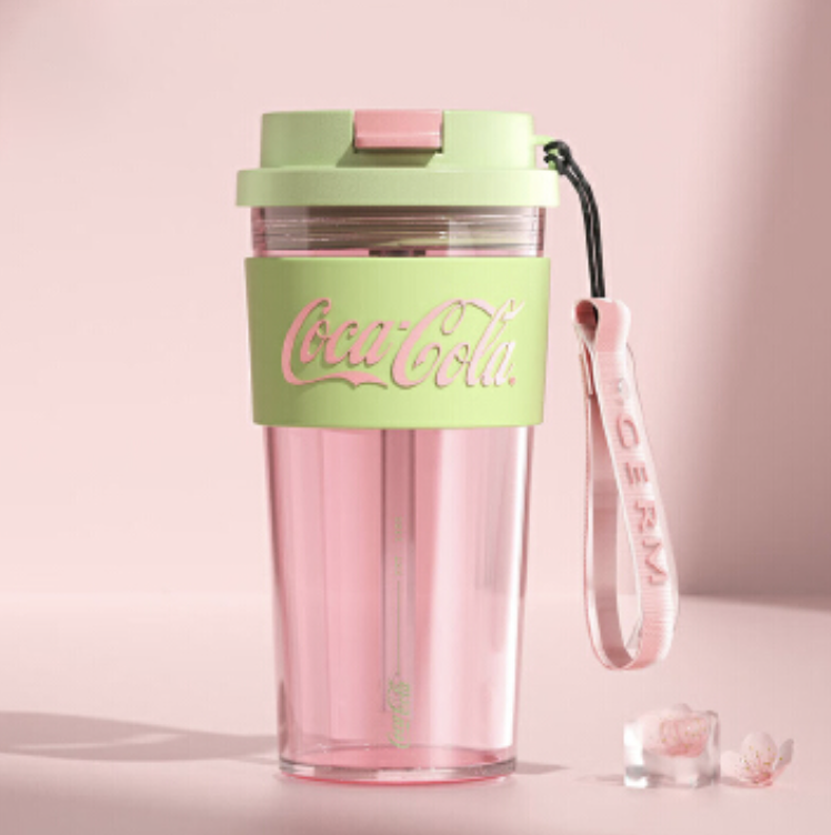 Coca-Cola Tritan Water Bottle with Strap 520ml